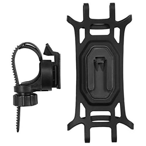RMPH-Mobile Phone Holder Bike Phone Holder 360°Rotation Silicone Bike Phone Mount Holder/Bike Phone Mount For 4"-6" SmartPhones Compatible For IPhone 11/11 Pro/XR/X/6 Universal Cycling Accessories Rac