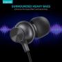 Wired Earbuds with Microphone, Overtime in-Ear Headphones with Pure Sound, Ear Buds with Mic, Earphones for iPhone 6/6s Plus/5s/SE, Galaxy, Android Smartphones, Tablets - Black