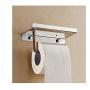 Ingenuitstore Toilet Paper Holder Wall Mount For Bathroom (Silver)