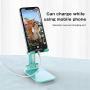 Cell Phone Stand, Adjustable Cell Phone Stand, TopACE Foldable Portable Desktop Stand, Phone Holder Stand for Desk Sturdy Aluminum Metal Stand for Phone/iPad/Kindle/Tablet/Switch (Green)