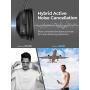 Mpow H12 Noise Cancelling Headphones Bluetooth, Wireless/Wired Headphones Over Ear with Microphone, Hi-Fi Deep Bass, Memory-Protein Earmuffs, 30H Playtime for TV, Travel, Online Class, Home Office