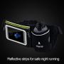 FREETOO Hydration Belt with 10oz BPA-Free Bottles Leak-Proof, Adjustable Running Fuel Belt, W/Touchscreen Zipper Pockets Water Resistant Bounce Free, Fits iPhone 6-8Plus &5.5 Smartphones