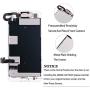 for iPhone 8 Plus Screen Replacement Kit White 5.5" LCD Display for iPhone 8 Plus Replacement Touch Screen Digitizer Full Assembly + Front Camera + Earpiece + Repair Tools + Screen Protector (White)