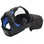 Head Strap Pad & Headband Gravity Pressure Reducing Head Pad Cushion for Oculus Quest & Oculus Go Headset Accessories with Comfortable PU Leather Surface & Soft Foam Pad (Blue, Oculus Quest)