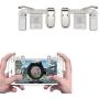 Vrutti Enterprise PUBG Mobile Trigger || Transparent || 1 Pair of Sensitive Game Triggers for PUBG/Knives Out/Rules of Survival for All Android and iOS Phones (Pack of 1) (White)