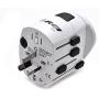 Safest World Travel Adapter Grounded by Orei 3 Prong Plug for Laptop, Chargers, USB Device, Cell Phones - M8 Plus