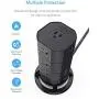 BESTEK 12 Outlets Power Strip Tower with 3 USB Ports Stackable Design Extend to 14 AC Outlets for PC Laptop Mobiles,6 Feet Extension Cord,Black BESTEK 12 Outlets Power Strip Tower with 3 USB Ports Stackable Design Extend to 14 AC Outlets for PC Laptop Mobiles,6 Feet Extension Cord,Black