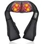 Comfier Shiatsu Neck and Shoulder Massager- Deep Kneading Massage Pillow with Heat, Back Massager, Pillow Massager as Best Gift for Men/Father/Women Comfier Shiatsu Neck and Shoulder Massager- Deep Kneading Massage Pillow with Heat, Back Massager, Pillow Massager as Best Gift for Men/Father/Women