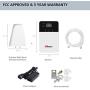 HiBoost Cell Phone Signal Booster for Home and Office, Up to 4,000-10,000 Sq.Ft, Compatible All US Carriers- Verizon, AT&T, Sprint, T-Mobile on All Cellular Devices (10K Plus)