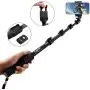 Fugetek 49" Selfie Stick Monopod Professional High End FT-568, For Apple iPhone, Android Samsung, & DLSR Cameras, Aluminum Alloy, Rechargeable Wireless Bluetooth Remote (Black) Fugetek 49" Selfie Stick Monopod Professional High End FT-568, For Apple iPhone, Android Samsung, & DLSR Cameras, Aluminum Alloy, Rechargeable Wireless Bluetooth Remote (Black)