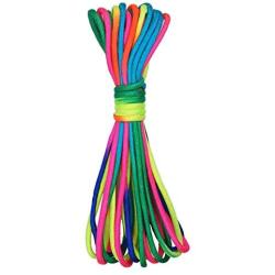 BOROLA 7 Strand Paracord Rope,Colorful Rainbow Cord,101 Feet