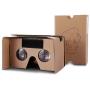 Google Cardboard,VR Headsets 3D Box Virtual Reality Glasses with Big Clear 3D Optical Lens and Comfortable Head Strap for All 3-6 Inch Smartphones (Yellow, 1 Pack) …