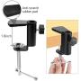 Overhead Video Stand Phone Holder Articulating Arm Phone Mount Table Top ChromLives Scissor Boom Arm Articulating Phone Stand Tablet Phone Holder for Streaming Phone Baking Crafting Videos and More