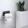 Smarthome Toilet Paper Holder with Shelf – Silver Anti-Rust Aluminum Tissue Roll Holder with Phone Shelf for Modern Bathroom, 3M Self Adhesive No Drilling or Wall-Mounted with Screws Smarthome Toilet Paper Holder with Shelf – Silver Anti-Rust Aluminum Tissue Roll Holder with Phone Shelf for Modern Bathroom, 3M Self Adhesive No Drilling or Wall-Mounted with Screws