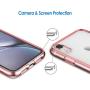 JETech Case for Apple iPhone XR 6.1-Inch, Shock-Absorption Bumper Cover, Rose Gold