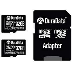 2-Pack TF Card 32GB Micro SD SDHC Card Plus Adapter (Amplim MicroSD Memory Card V10 A1 Class 10 UHS-I) 2X 32 GB Ultra High Speed 100MB/s 667X for Cell Phone Tablet GoPro Camera Fire Nintendo 3DS DJI