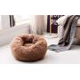 BODISEINT Modern Soft Plush Round Pet Bed for Cats or Small Dogs, Mini Medium Sized Dog Cat Bed Self Warming Autumn Winter Indoor Snooze Sleeping Cozy Kitty Teddy Kennel