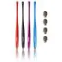 Honsky Cell Phone Stylus, Tablet Stylus for Touch Screens: Universal Long Metal Slim Waist Stylist Pens, Tablet Pen, Touchscreen Stylus Pen ¨CWith Replacement Tips, Black, Blue, Purple, Red, Pack of 4
