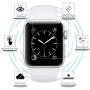 Luminira Compatible Watch 38mm Tempered Glass Screen Protector (Series 3 2 1) [9H Hardness] [Anti-Fingerprint] [Bubble Free] [Only Covers The Flat Area] Compatible Apple 38mm [3-Pack]