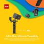 Zhiyun Crane M2 Crane-M2 Gimbal [Official Dealer], 3 Axis Handheld Gimbal for Mirrorless Cameras/Smartphone/Action Cameras for Sony A6000/A6300/A6400/A6500/Canon M6/G7 X Mark II, for GoPro Hero 7/6/5