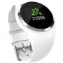 ZEERKEER Fitness Tracker Wristband, Activity Tracker with Heart Rate/Blood Pressure/Blood Oxygen Monitoring, Color Screen Display Waterproof IP67 Smart Watch(White)