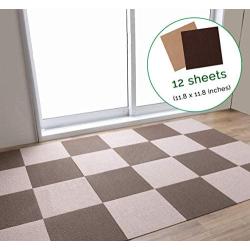 LOOBANI Non-Slip Treads Mat for Dogs and Pets, Self-Adhering Removable Washable Step Rugs Floor Protector for Skid Indoor Surfaces