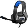Stereo Wired Noise Cancelling PS4 Xbox one Headset Playstation 4 Gaming Headset with Microphone Volume Control Over On Ear Deep Bass Surround Sound Headphone Earphones PC Tablet Laptop