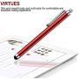 Stylus Pen 12 Pack of Pink Purple Black Green Silver Stylus Universal Touch Screen Capacitive Stylus for Kindle Touch ipad iPhone 6/6s 6Plus 6s Plus Samsung S5 S6 S7 Edge S8 Plus Note, Multicolor