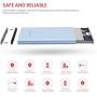 Yoobao Portable Charger 10000mAh Slim Power Bank Powerbank External Cell Phone Battery Backup Charger Battery Pack Dual Input Compatible iPhone 11 X XR Xs Max 8 7 Plus Android Samsung - Blue