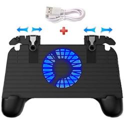 Mobile Game Controller [Upgrade Version] Mobile Gaming Trigger for PUBG/Fortnite/Rules of Survival Gaming Grip and Gaming Joysticks for 4.5-6.5inch Android iOS Phone (Mobile Game Controller.)