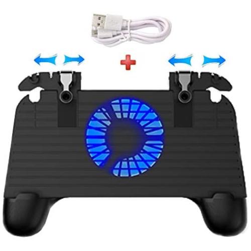 Mobile Game Controller [Upgrade Version] Mobile Gaming Trigger for PUBG/Fortnite/Rules of Survival Gaming Grip and Gaming Joysticks for 4.5-6.5inch Android iOS Phone (Mobile Game Controller.)