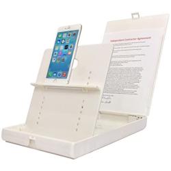 ScanJig Pro Plus - Document Scanning Stand for Phones & Tablets (iPad Pro) + Book Scanning Accessory. Helps The Blind, Visually Impaired, Fine Motor Difficulties