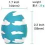 Dog Squeaky Toy, 6 PCS Latex Bouncy Egg Balls with Squeaker for Puppy Small Pet Dogs, Soft Rubber Sound Toys for Interactive Fetch Play