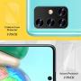 [2+2] BAZO 2 Pack Screen Protector Tempered Glass and 2 Pack Camera Lens Protector for Samsung Galaxy A71 5G / 4G [Anti-Scratch] [Alignment Easy Installation Frame] HD [Fit with Most Cases]