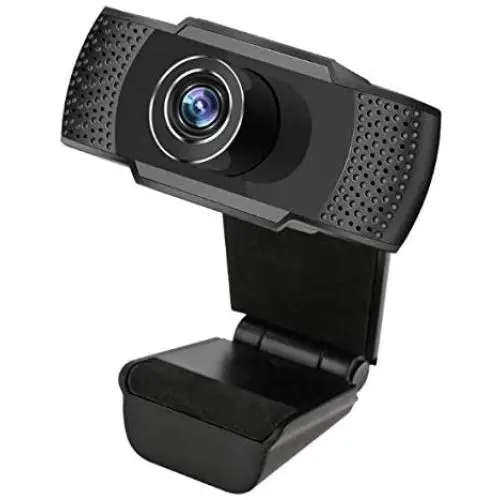 Webcam Computer Camera with Microphone for Desktop, 1080P Webcam Full HD Widescreen USB Camera for PC Laptop Desktop Mac Video