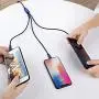 Blue 4ft+6.6ft 2pack 3in1 Cable 3A Multiple Devices Phone Connector Universal USB Charger Cord Adapter Compatible with Cell Phone Note Tablets and More Blue 4ft+6.6ft 2pack 3in1 Cable 3A Multiple Devices Phone Connector Universal USB Charger Cord Adapter Compatible with Cell Phone Note Tablets and More