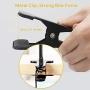 Selfie Ring Light with Microphone Holder & Phone Holder, Clamp-on Flexible Gooseneck Arms, 3 Light Modes, 10 Brightness Levels, Compatible with Smart Phones for Ins, YouTube, FB (Black)