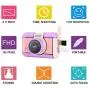Magicfun Kids Camera for Girls Age 3-10Years Old - 24MP Dual Lens Kid Digital Camera, 1080P 2.4 LCD Blue Screen Video Camcorder, USB Rechargeable Selfie Camera with 32GB SD Card Magicfun Kids Camera for Girls Age 3-10Years Old - 24MP Dual Lens Kid Digital Camera, 1080P 2.4 LCD Blue Screen Video Camcorder, USB Rechargeable Selfie Camera with 32GB SD Card
