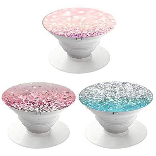 (Not Glitter Images Printing) Cell Phones and Tablets Stand (3 Pack) - Marble