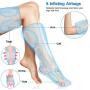 RENPHO Leg Massager for Circulation With Heat, Compression Calf Thigh Foot Massage, Adjustable Wraps Design for Most Size, With 3 Modes 3 Intensities, Gift for Mom Dad to Relax Leg Pain Muscle Fatigue