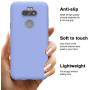 Weycolor LG Aristo 5 Plus Case ，LG Aristo 5 / K31 / Phoenix 5 / Fortune 3 / Risio 4 / Tribute Monarch / K8X, with Tempered Glass Screen Protector [2 Pack], Liquid Silicone Slim Soft Case (Purple)