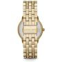 Michael Kors Womens Lady Nini Watch, Three Hand Quartz Movement with Crystal Bezel and White Logo dial