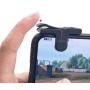 YUIO Mobile Phone Gaming Trigger Fire Button Aim Key Smart phone Mobile Games Shooter Controller For PUBG/Rules of Survival (black)