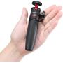 ULANZI MT-08 Extension Pole Tripod, Mini Selfie Stick Tripod Stand Handle Grip for iPhone 11 Pro Max Samsung OnePlus Google Smartphone Canon G7X Mark III Sony RX100 VII A6400 A6600 Cameras Vlogging