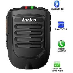 Inrico B01 Wireless Handheld Microphone Bluetooth Version 4.2 PTT for W7 N60 W2PLUS Android Mobile Radio Phone Work with Zello Real PTT