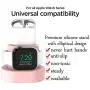 Moretek Charger Stand for Apple Watch 38mm 42mm 40mm 44mm iWatch Series 1 2 3 4 5 Apple Watch Charging Stand Holder, AirPods Accessory Charger Dock (Pink)