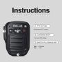 HYS Wireless Bluetooth Handheld Speaker Shoulder Mic for Yaesu MH-48A6J FT-7800R FT-8800R FT-8900R FT-7900R FT-7100M1 Mobile FM Transceiver
