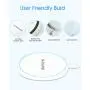Fast Wireless Charger, NANAMI 7.5W Charging Pad Compatible iPhone SE/11/11 Pro/11 Pro Max/XS Max/XS/XR/X/8 Plus,10W Qi Charger for Samsung S20 S10 S9 S8 S7 Note 10+/9/8 & New Airpods-Ultra Slim Design