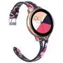 Sankel Leather Strap Compatible for Samsung Galaxy Watch 3 41mm/Active 2 Bands,Women 20mm Slim Leather Wristband Replacement for Galaxy Watch Active 40mm/Galaxy Watch 42mm/Gear Sport(Black/Floral) Sankel Leather Strap Compatible for Samsung Galaxy Watch 3 41mm/Active 2 Bands,Women 20mm Slim Leather Wristband Replacement for Galaxy Watch Active 40mm/Galaxy Watch 42mm/Gear Sport(Black/Floral)