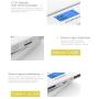 Portable Power Bank 10000mAh Output External Cell Phone Battery Pack with LED for Smartphones Tablet Camera